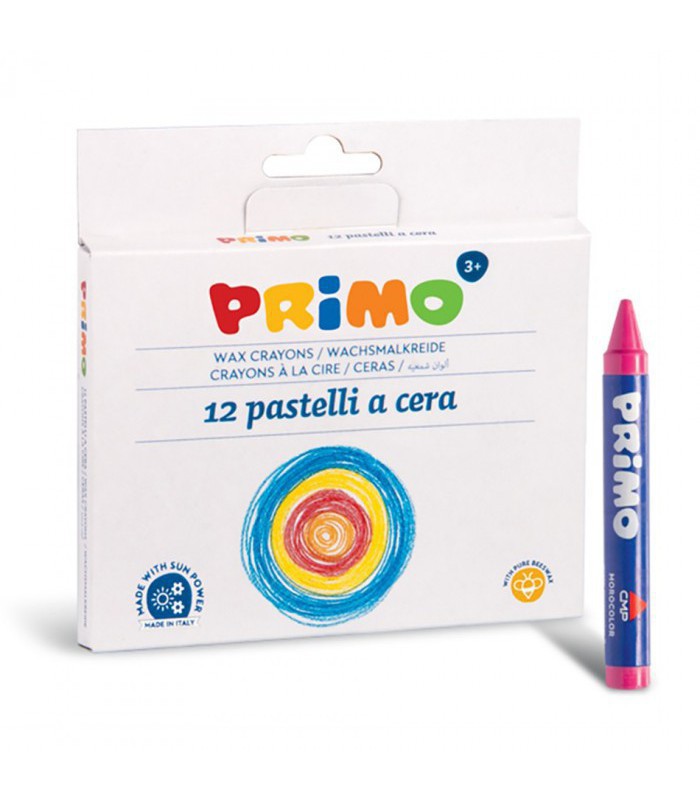 Crayons à la cire couleur 10.5x100mm boîte de 12 R.0501PC12E