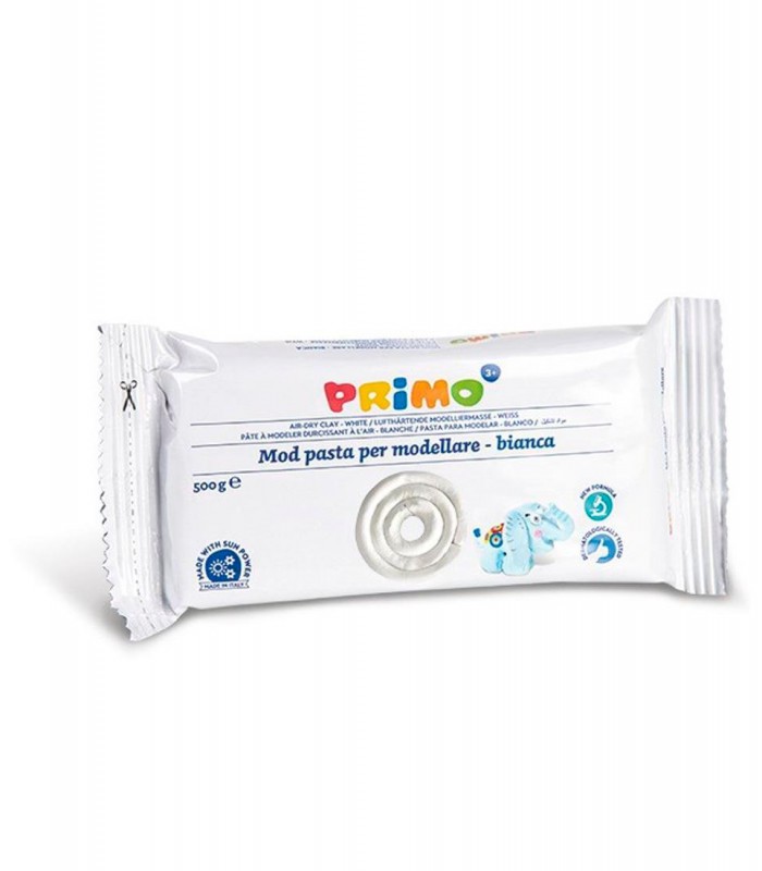 Pâte à modeler durcissante à l'air x 500g blanc R.285MOD500B