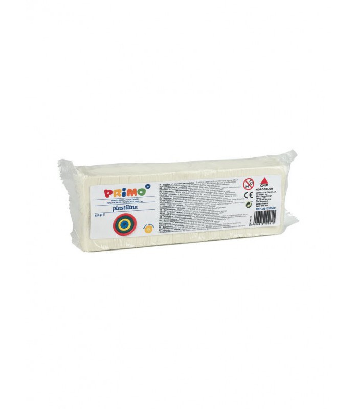 Pâte à modeler pain x 550g blanche R.100