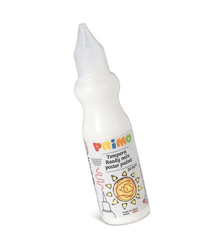 Gouache flacon avec bec verseur 50ml blanc R.2001BR50100