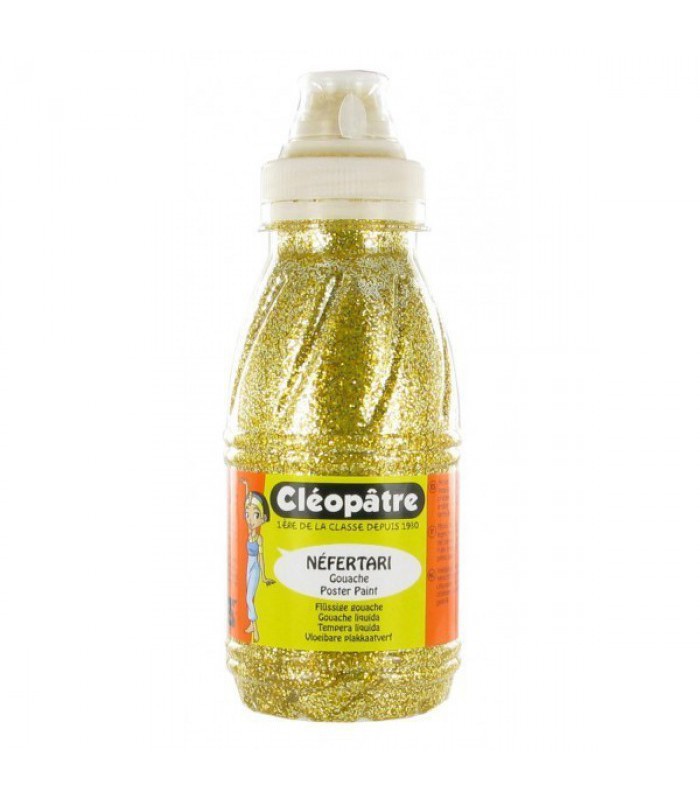 Gouache pailletée 250ml jaune d'or R.PP250-7