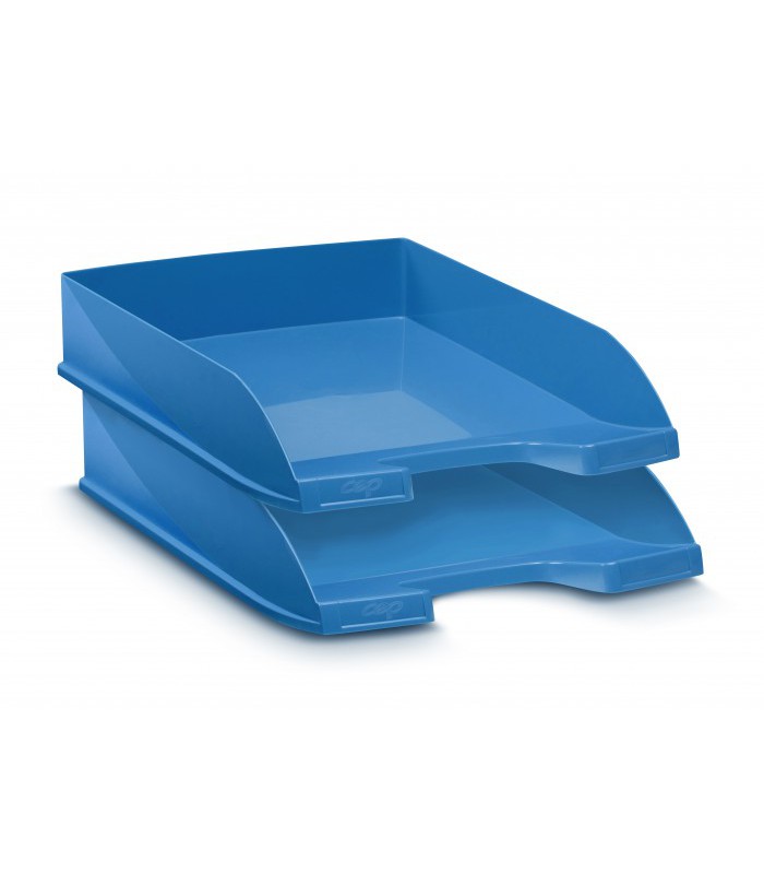 Corbeille courrier pleine bleu gamme first R.1011000351