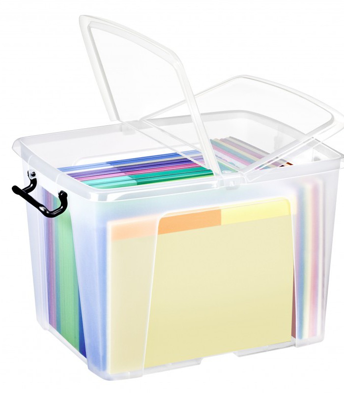 Boîte de rangement cristal 40L 397x498x329 R.HW674