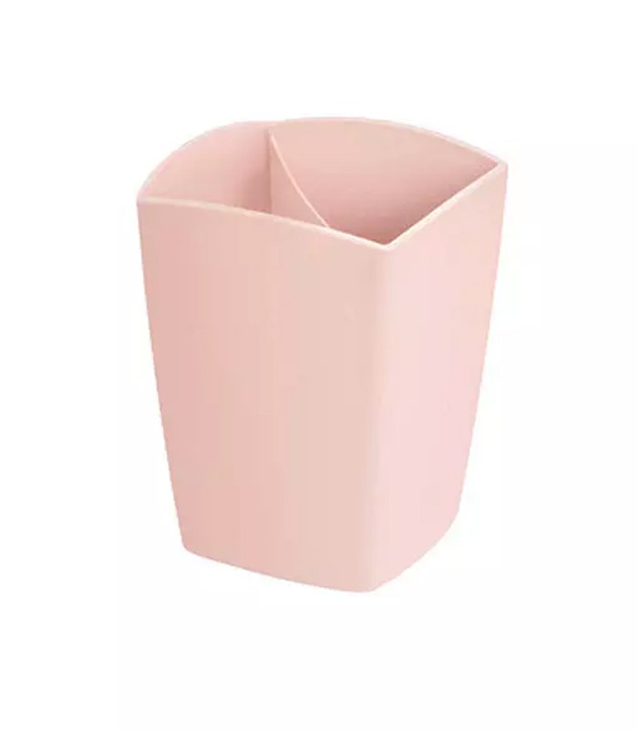 Pot à crayons 2 compartiments gamme Minéral rose R.530R