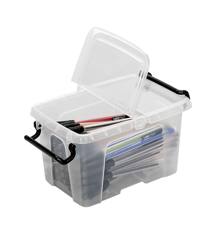 Boîte de rangement cristal école 1.7L 205x136x116mm R.HW680