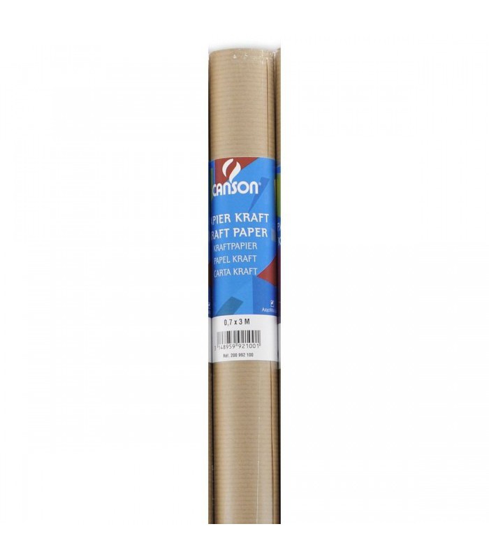 Papier kraft rouleau 0.7x3m 60g brun R.C200992100   