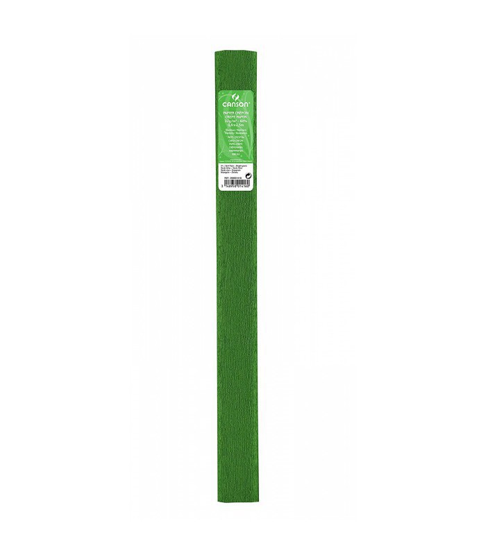 Crépon 30g Cr.60% vert franc roul. 0.5x2.5m R.1416 XXX