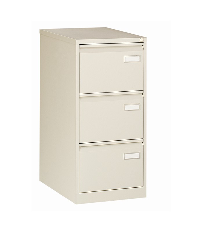 Classeur métallique 3 tiroirs doss. suspendus 42x62x101 gris R.4003S