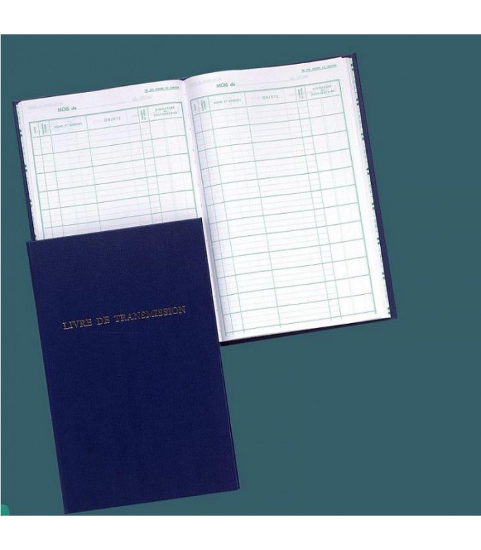 Registre transmission 30x19.5cm 160pages R.40134