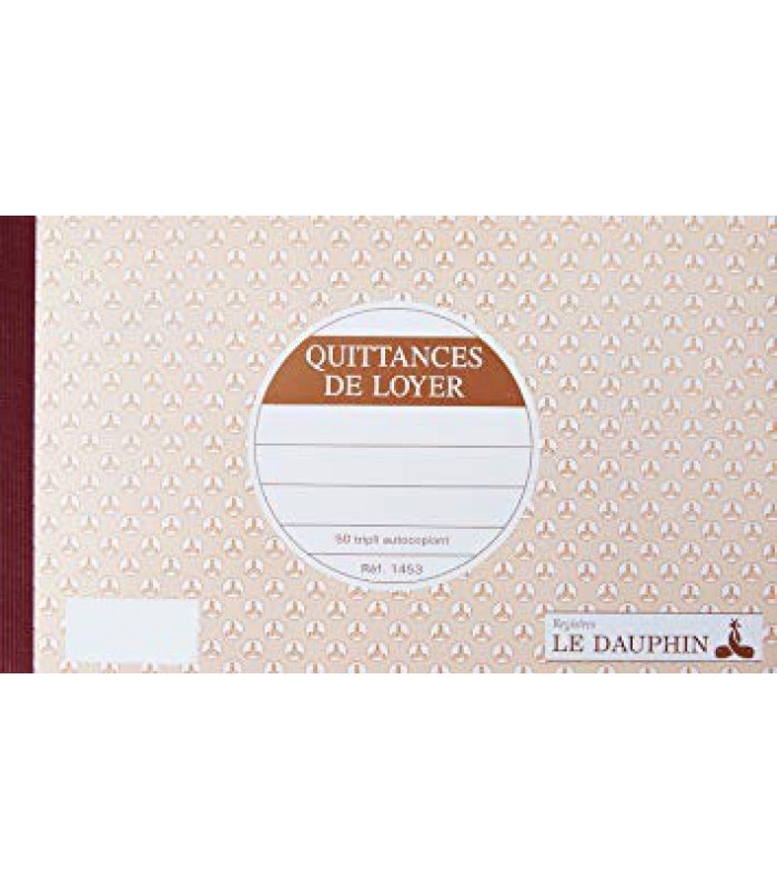 Manifold quittance loyer 12.5x21cm tripli R.1453D