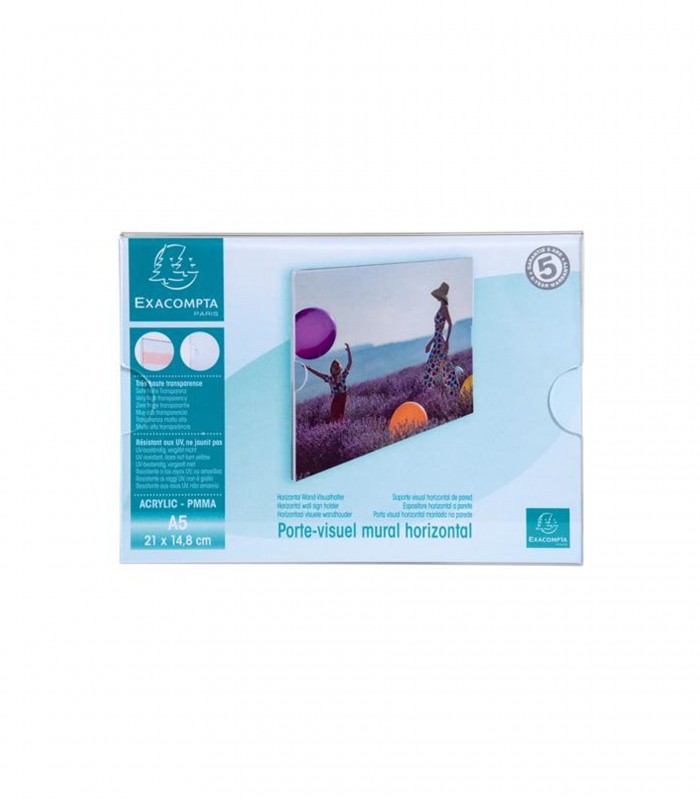 Porte - visuel mural A5 225x160x85mm horizontal R.84855D   s