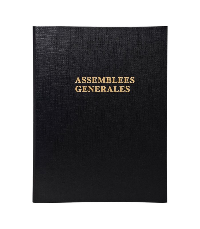 Reliure Assemblées Générales 4anneaux 100 feuilles folioté  R.921