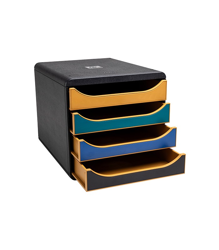 Caisson 4 tiroirs 4 couleurs gamme neo deco R.310505D