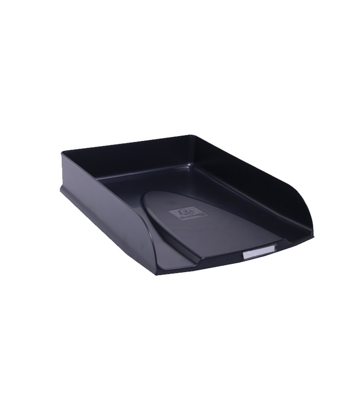 Corbeille courrier pleine noir gamme neo deco R.11114D