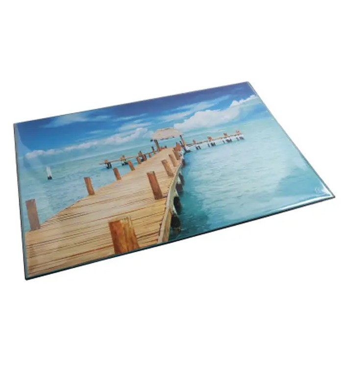 Sous-mains rigide PVC 37.5x57.5cm sea R.29794E     s