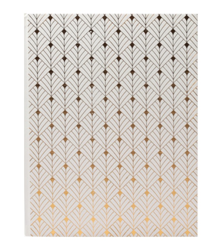 Livre d'or 27x22cm 100 pages neo deco blanc R.47987E