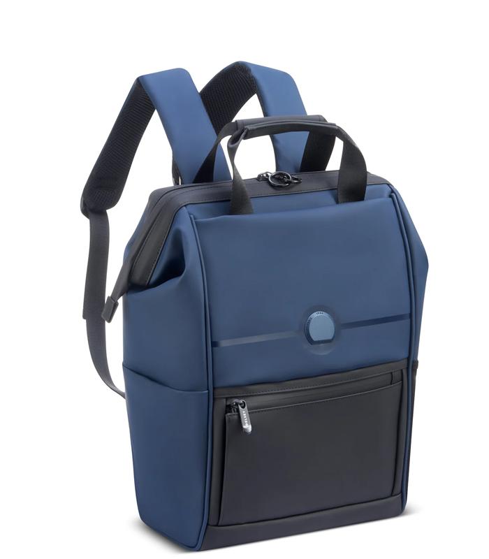 Sac à dos 38.5x35x17.5cm 14'' Turenne soft bleu 1 comp R.00163261002