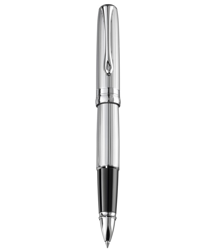 Stylo roller DIPLOMAT Excellence guilloche chrome R.D40207030