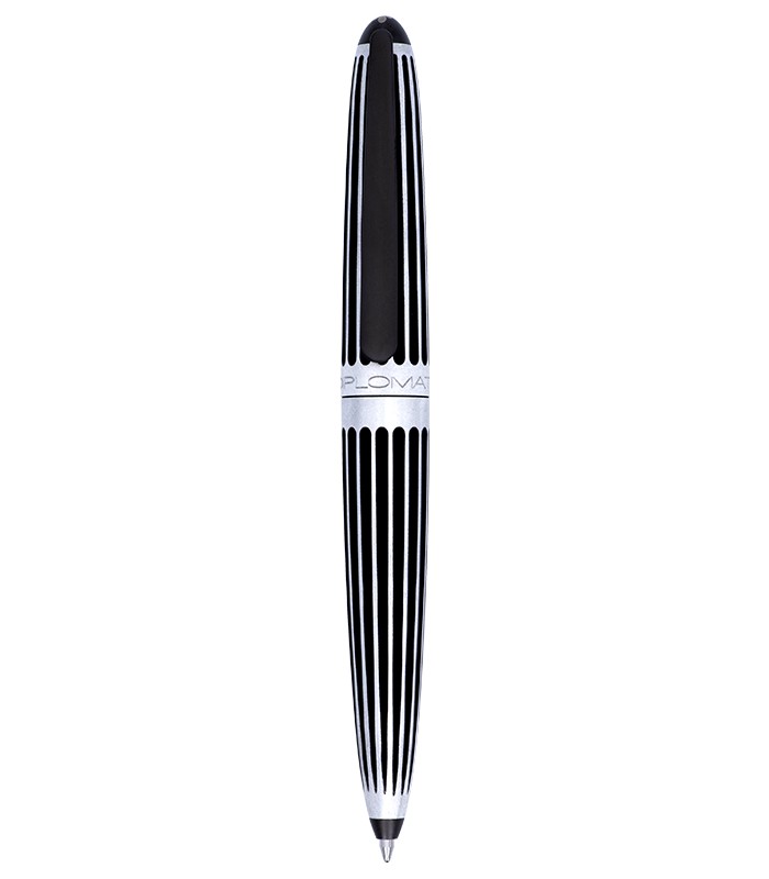 Stylo bille DIPLOMAT Aero rayé noir R.D40318040