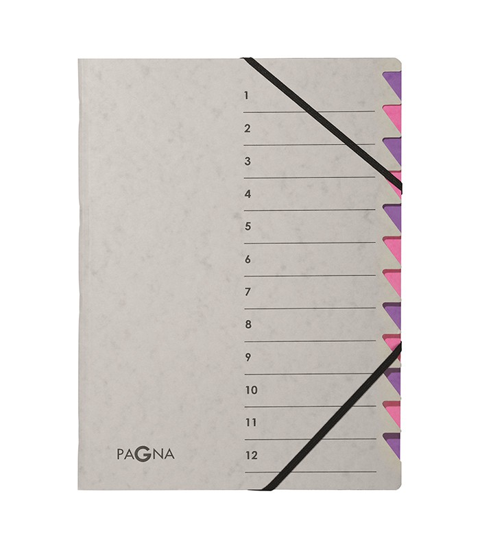 Trieur 12 compartiments easy grey violet/rose R.P4431210