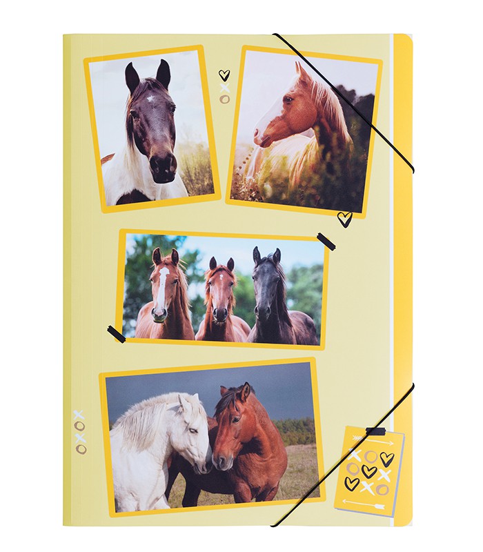 Chemise à élastique A4 3 rabats chevaux R.P2171515