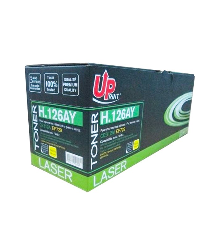 Toner UPRINT compatible HP 126 jaune (1.000 pages)