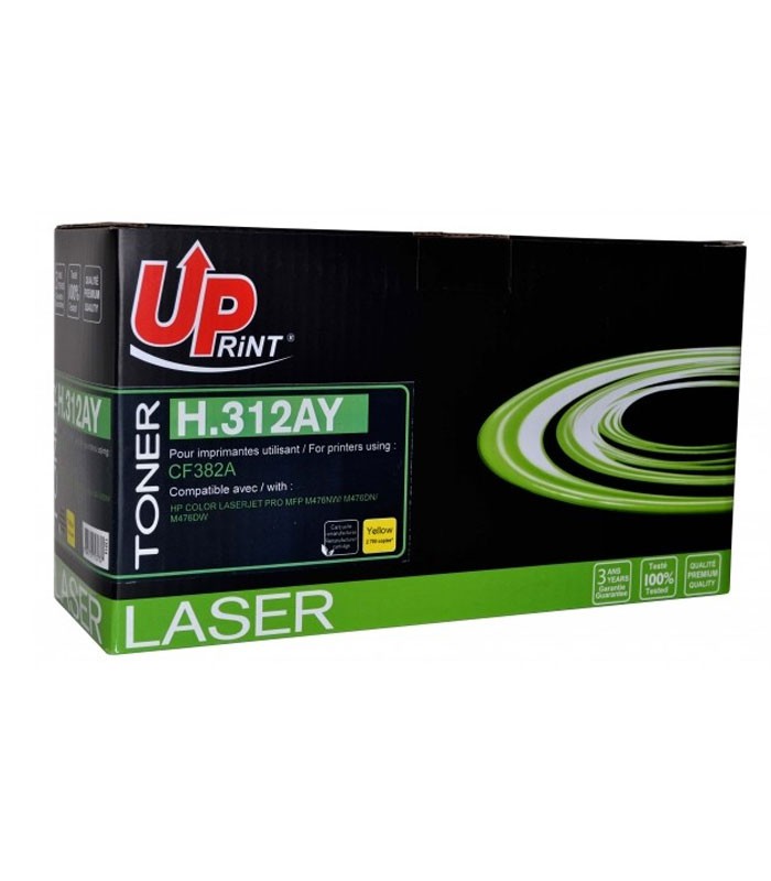 Toner UPRINT compatible HP 312 jaune (2.700 pages)