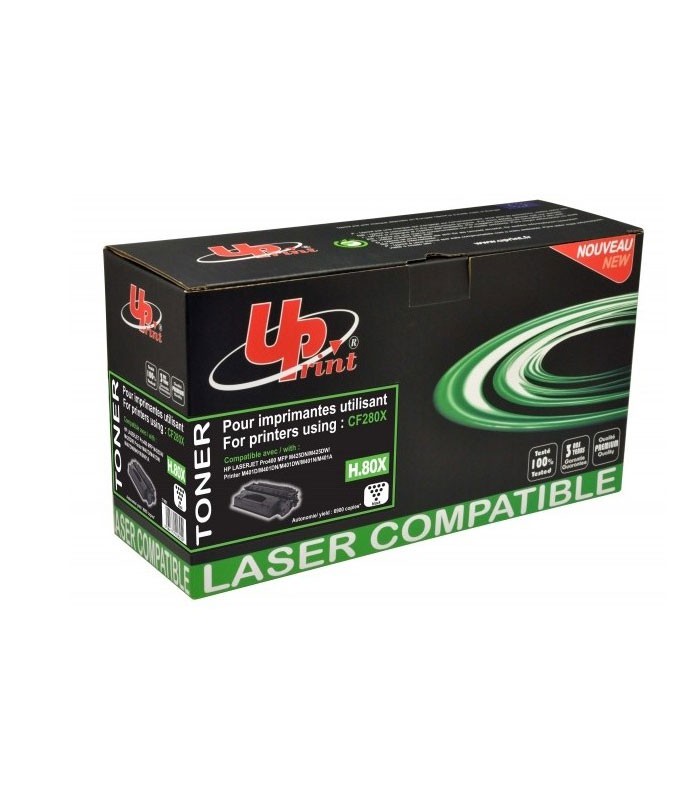 Toner UPRINT compatible HP 80A noir (2.300 pages)