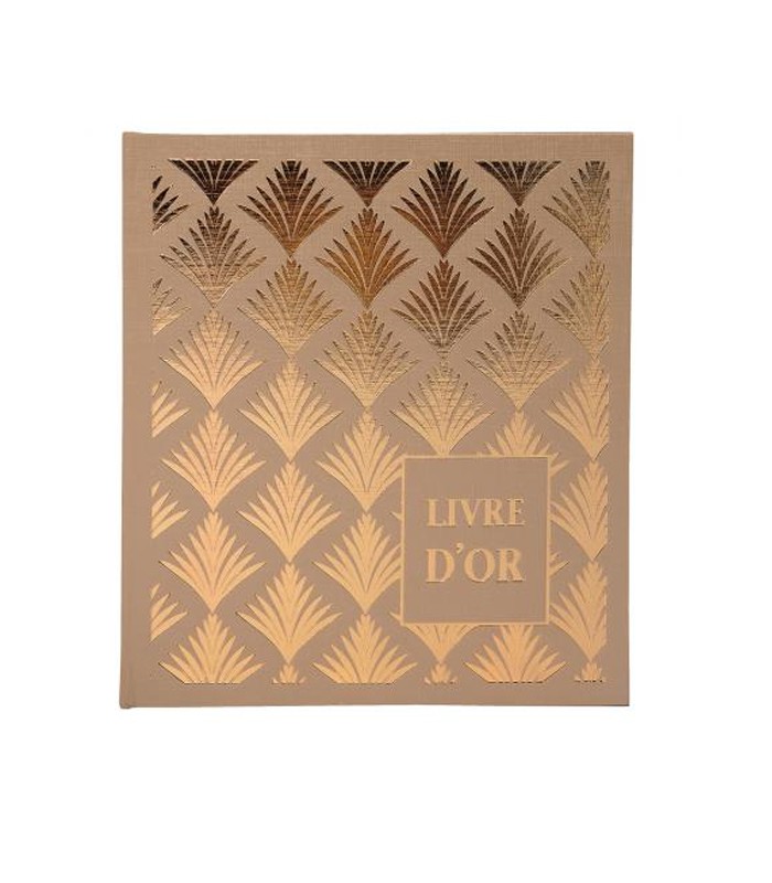 Livre d'or 21x19cm nude 140 pages palmyre R.952E