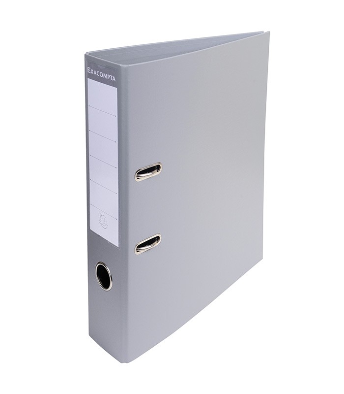 Classeur levier PVC dos 70mm gris R.59740E