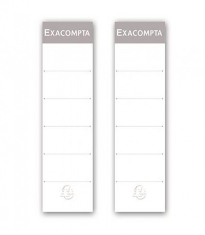 Etiquettes bristol classeur levier  50mm P/10*R.535E