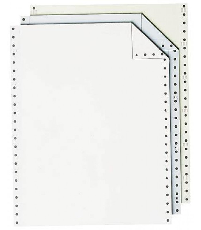 Listing blanc 380x11" 1 pli 2000 feuilles 60g R.63611E - 63811E