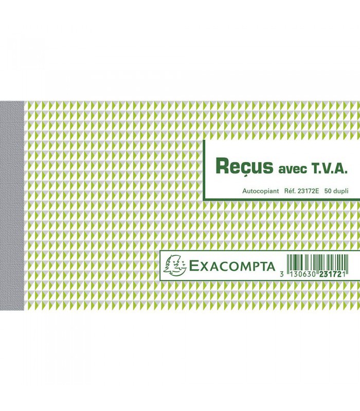 Manifold reçus 10.5x18cm +tva dupli R.23172E                      