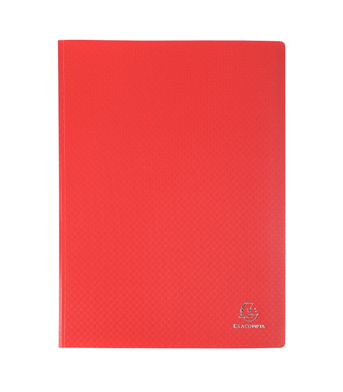 Protège-documents 100 vues rouge pp R.8555E  FRANCO BRITANIQUE
