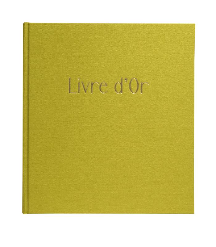 Livre d'or 21x19cm  140 pages gamme Pop'N Co vert anis R.47789E