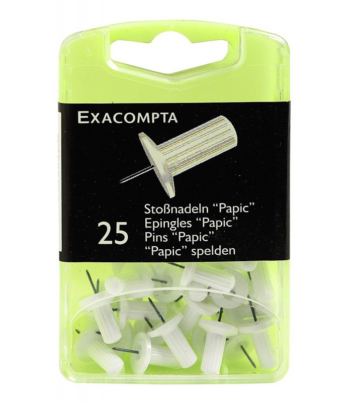 Epingle signalétique papic blanc boîte de 25 R.14900E
