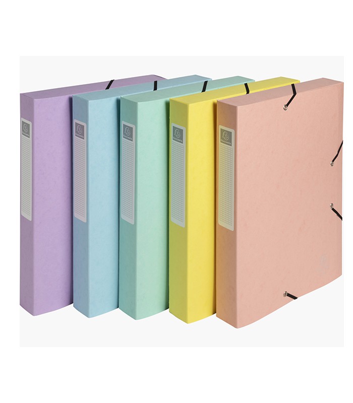 Boîte classement dos 40mm Aquarel assortis R.14460E  XXX