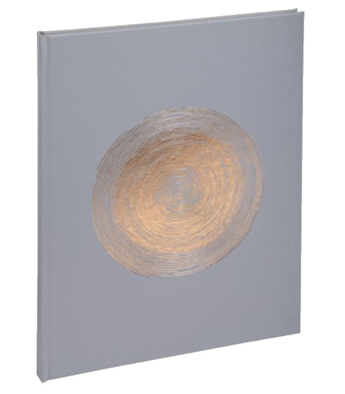 Livre d'or 27x22cm 100 pages ellipse gris R.47984E