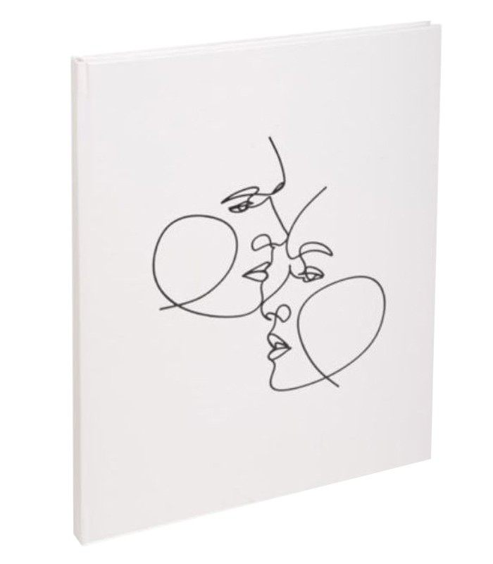 Livre d'or 27x22cm 100 pages art blanc R.47689E