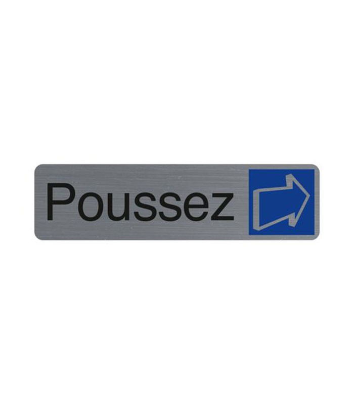 Plaques de signalisation "Poussez" R.67155E