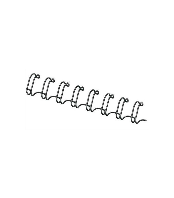 Anneaux métal 34 boucles Ø 8mm noir boîte de 100 R.53261
