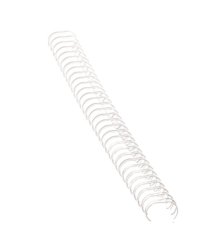 Anneaux métal 34 boucles Ø 14mm blanc