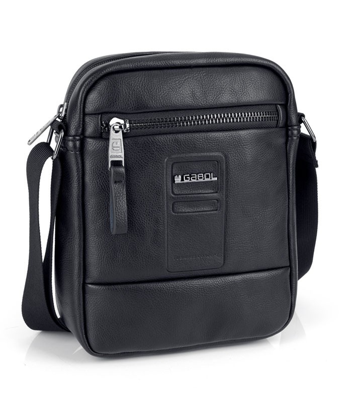 Sac reporter 19x24x7cm 8" Tab noir R.413740