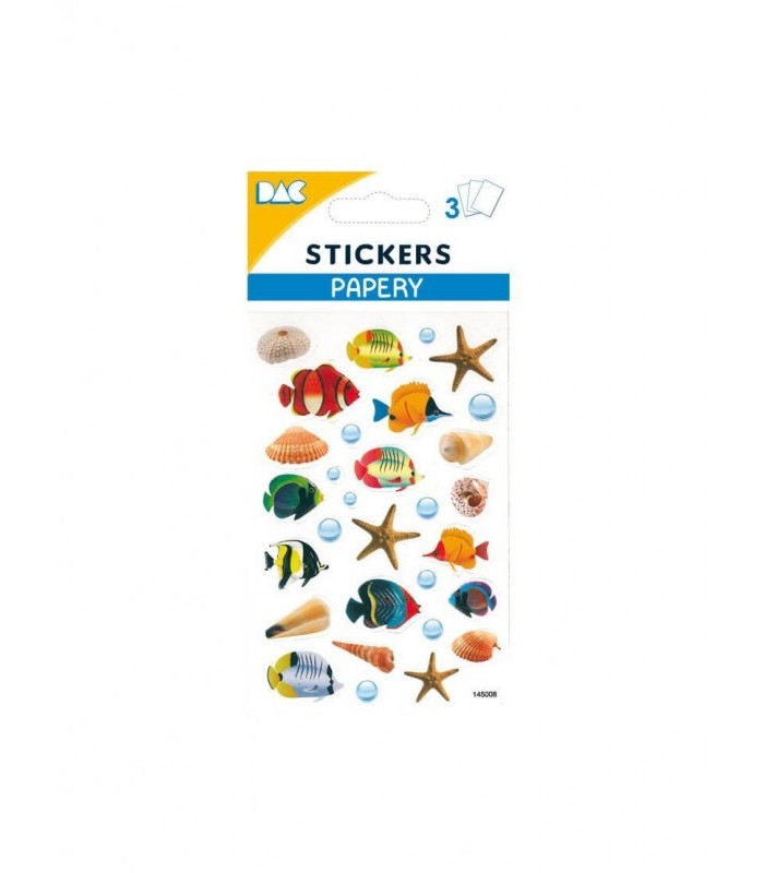 Stickers papier 8x12cm R.PAPERY