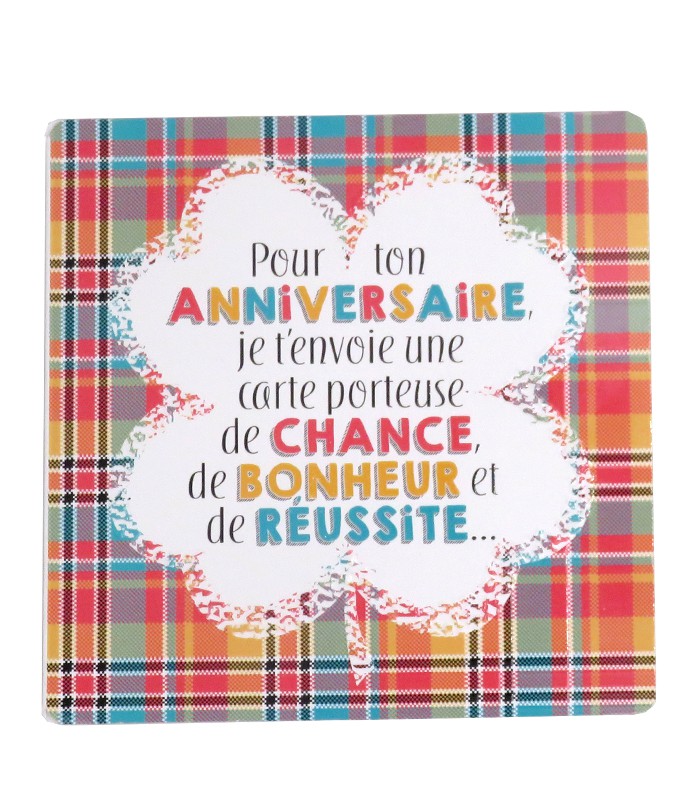 Carte 15x15cm "expession" assortis 