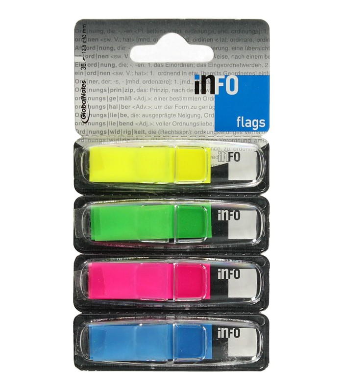 Note repositionnable info flags 12.5x43mm R.772775-2014  XXX