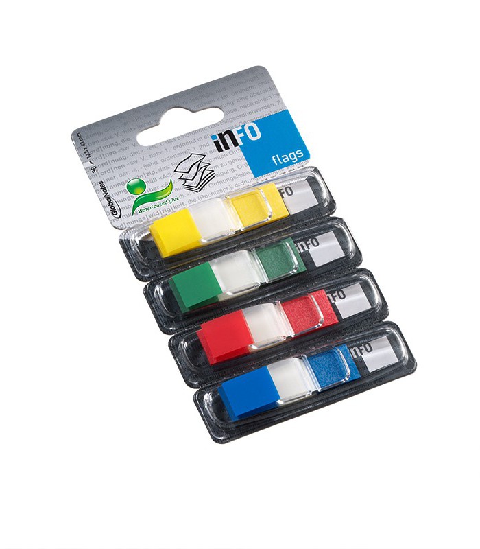 Note repositionnable info flags 12.5x43mm Bl. x 1J/1V/1R/1B  R.772782