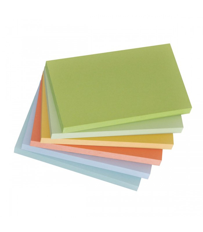 Note repositionnable 125x75mm brillant 80 feuilles assortisR.5855-76 