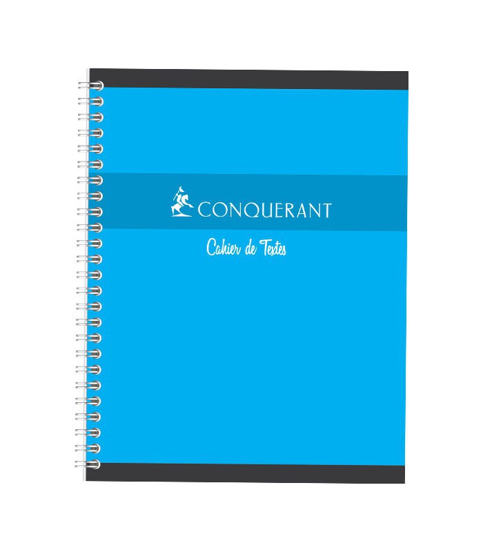 Cahier 17x22 seyès texte 124 pages rel intégrale 70g ConquérantXXX