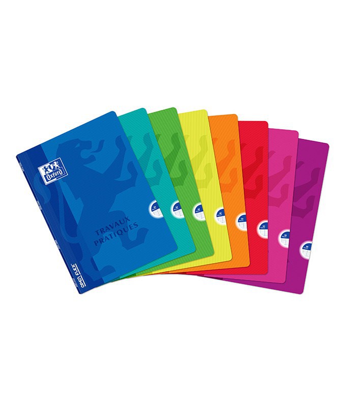 Cahier A4 travaux pratiques 60p.S+60p.U. 90g piqûre oxford R100101XXX